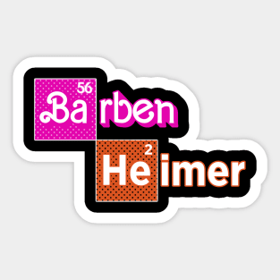 Breaking Barbenheimer X Sticker